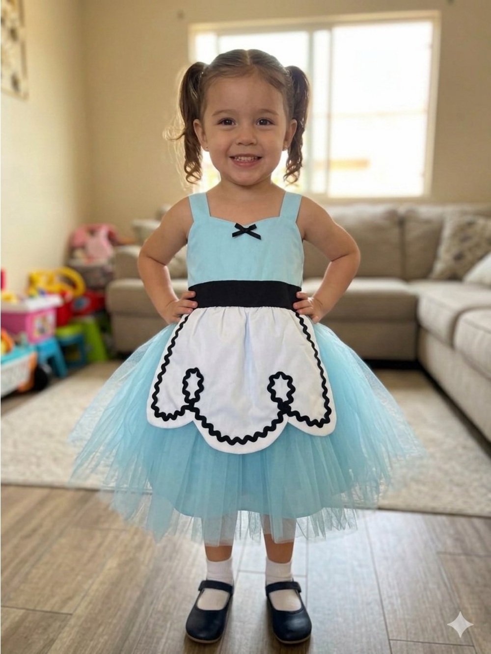 Alice in Wonderland Tutu Dress - Handmade.